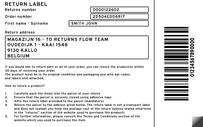 return label